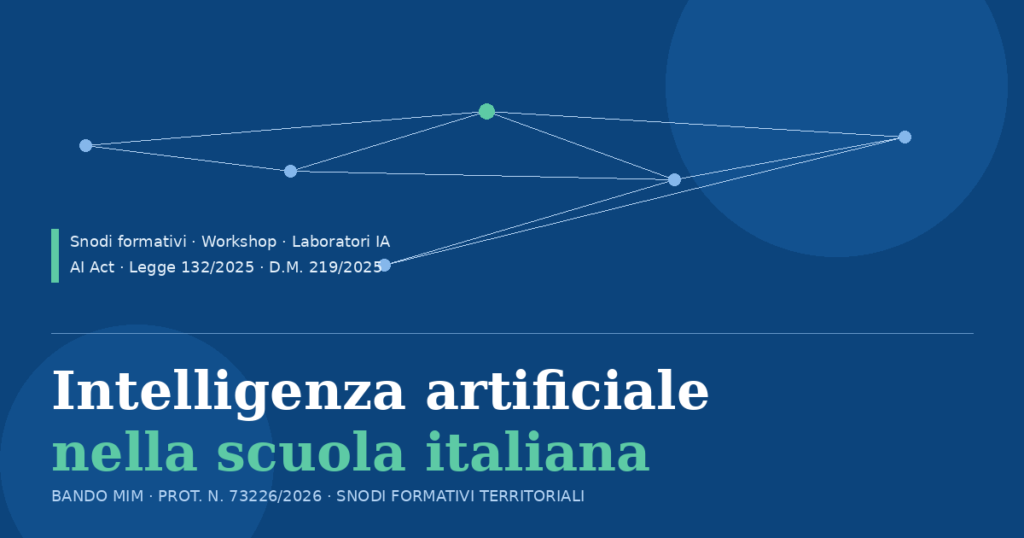 Scuola digitale e intelligenza artificiale: con il bando MIM arrivano ...